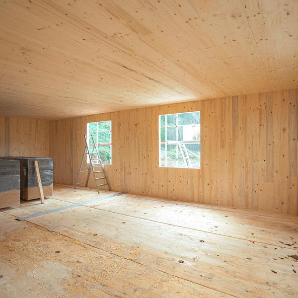 Massiefhouten woning in Steffeshausen (B)